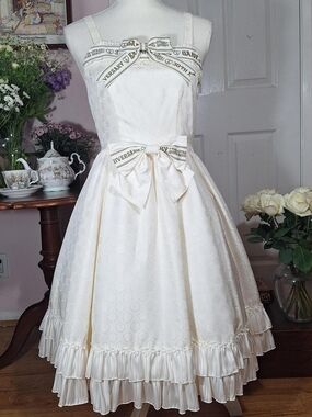 Baby the Stars Shine Bright Ivory Polka Dot 30th Anniversary OP | Classic Lolita